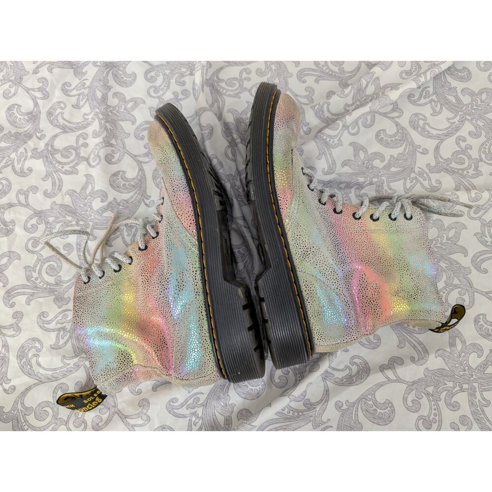 Dr. Martens 1460 Pascal Y Iridescent Lace Up Boots Size 5M/6L - Picture 11 of 12